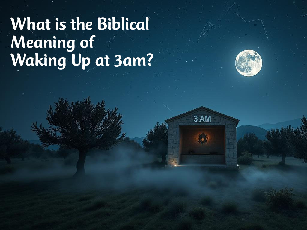 Biblical meaning of waking up at 3am