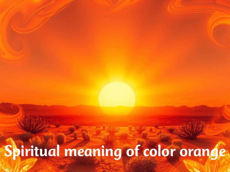 Spiritual meaning of color orange