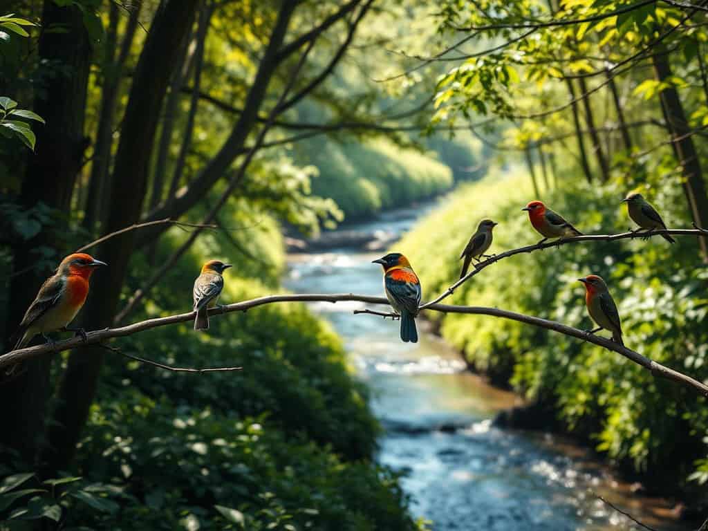 birds in nature