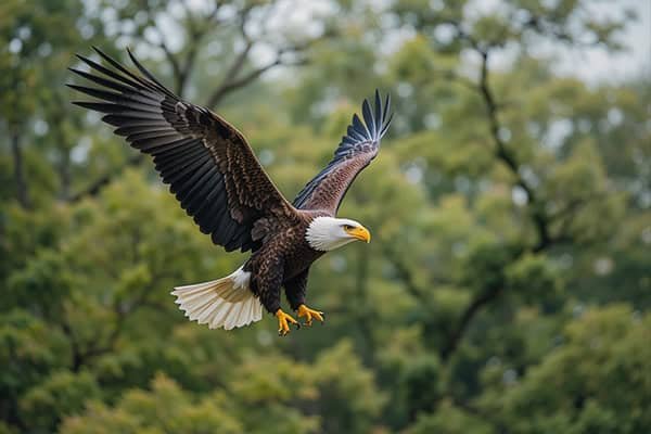A Bald Eagle Landing Near You