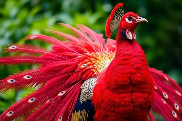 Are Red Peacock Real or Fake