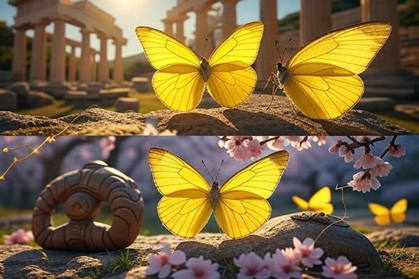Yellow Butterflies in Different Cultures