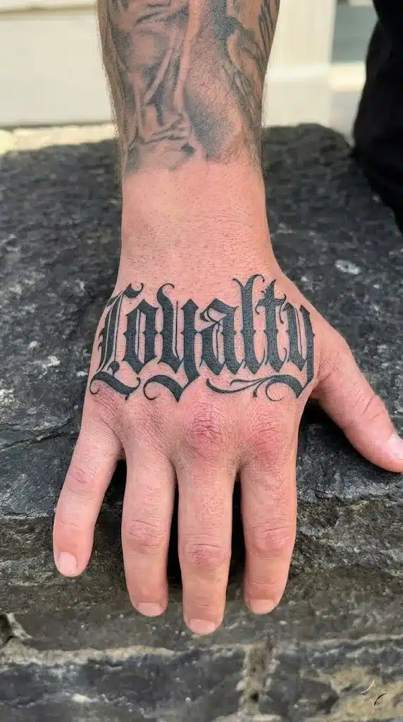 Bold Old English Script