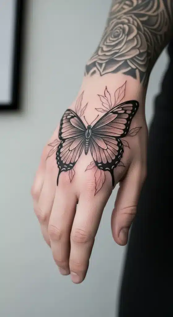 Butterfly With Spread Wings