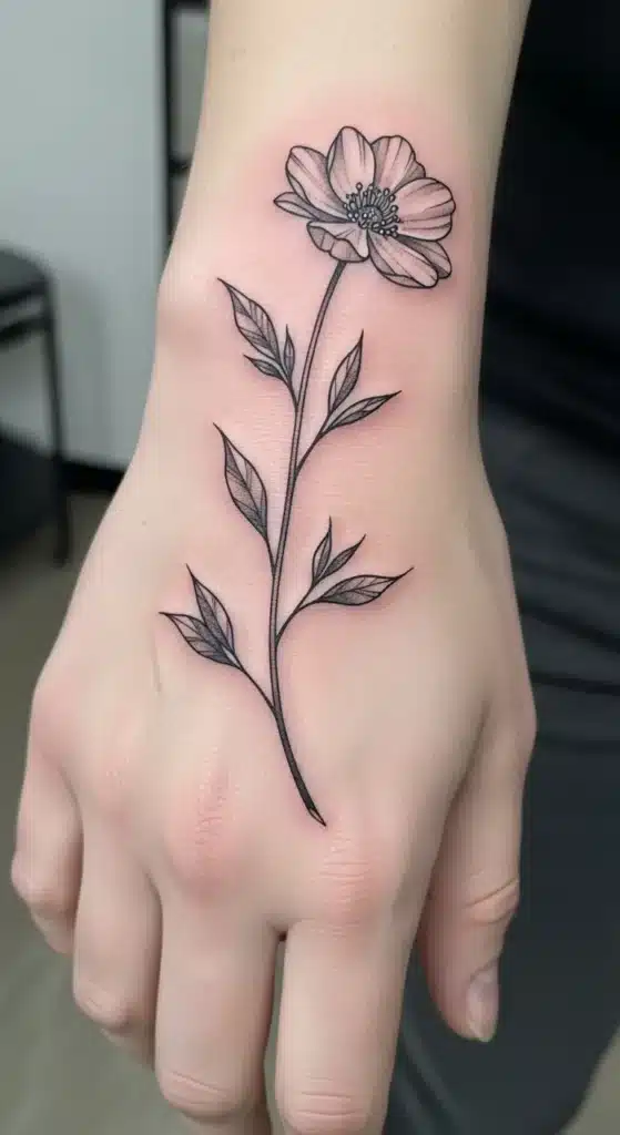 Delicate Flower Stem