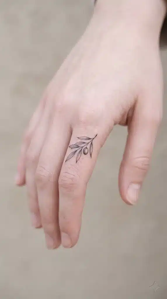 Delicate Olive Branch