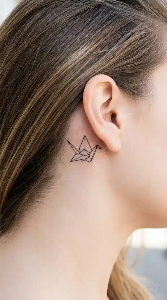 Elegant Origami Crane