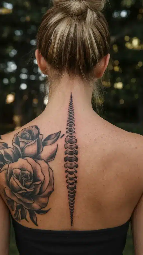 Full-Length Spine Tattoos