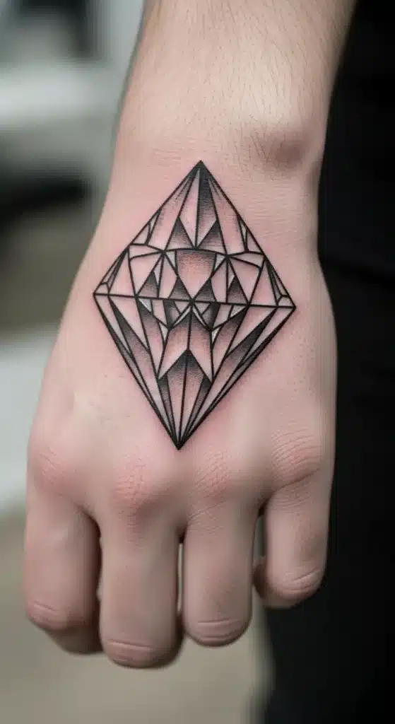 Geometric Diamond Shape