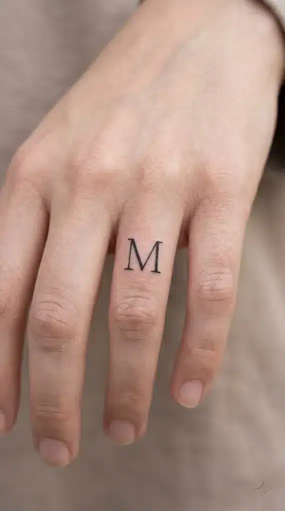 Initial on the Ring Finger