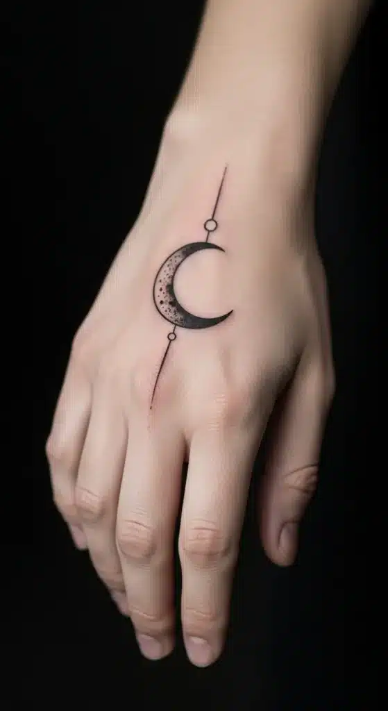 Minimal Crescent Moon