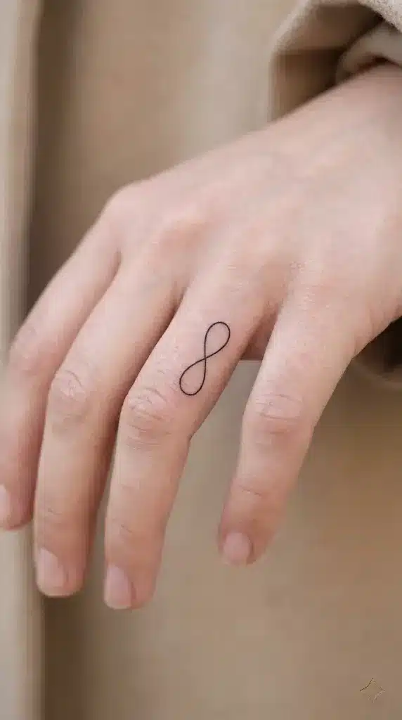 Minimalist Line Art Infinity Symbol