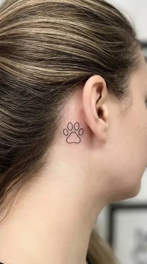 Minimalist Paw Print