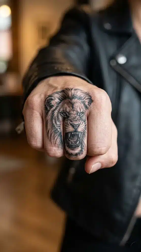 Roaring Knuckle Lion