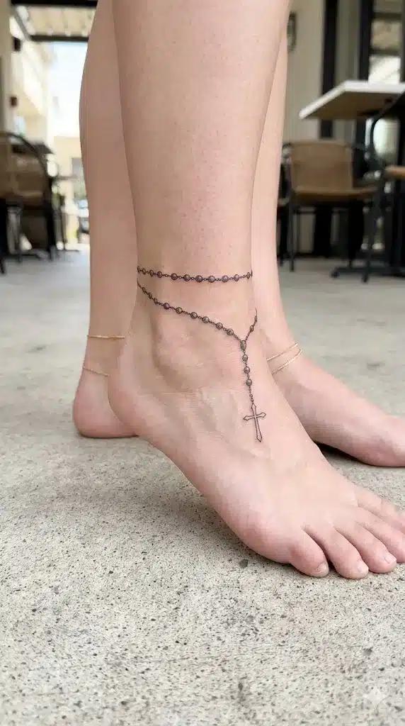 Rosary Wrap Tattoo