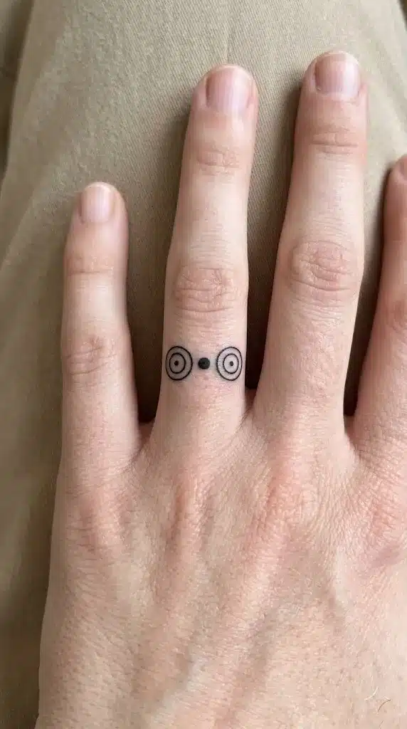 Simple Dot-work Moon Phase