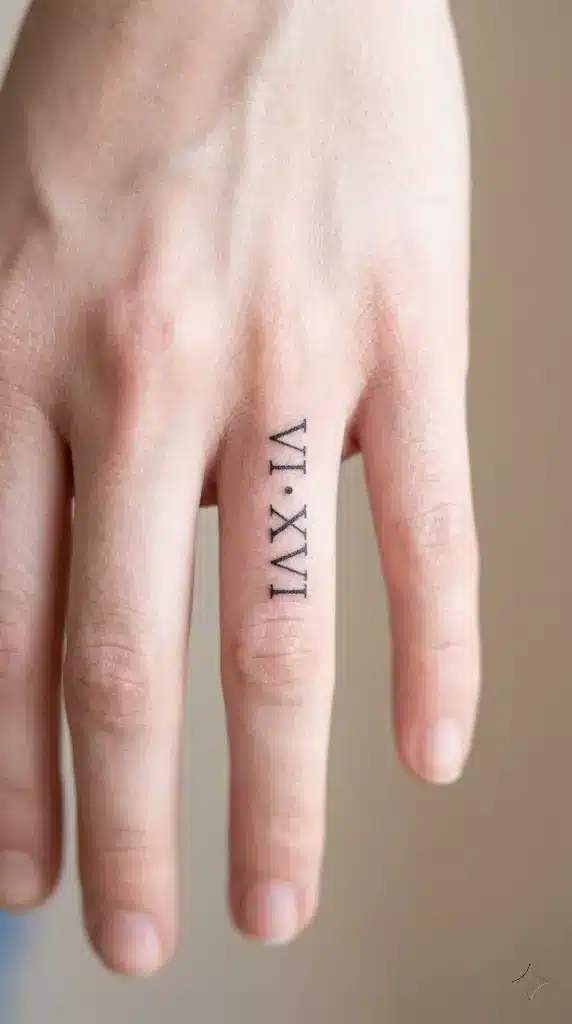 Subtle Roman Numerals