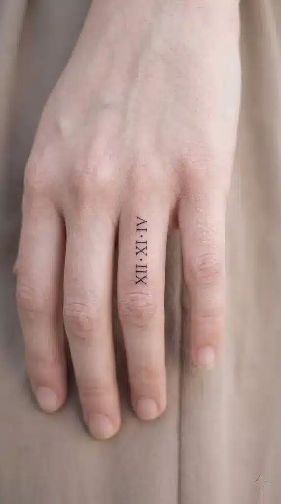 Ultra Fine-Line Roman Numerals