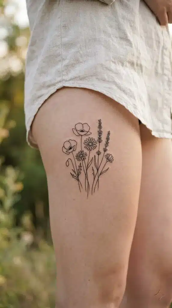 Wildflower Silhouette