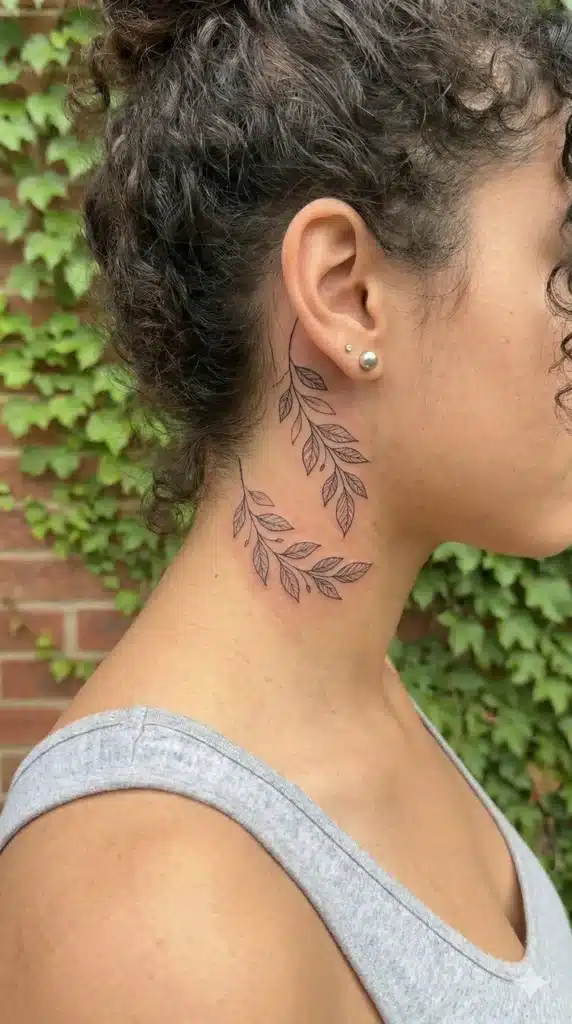 Dainty Ear-Hugging Leaf Garlands