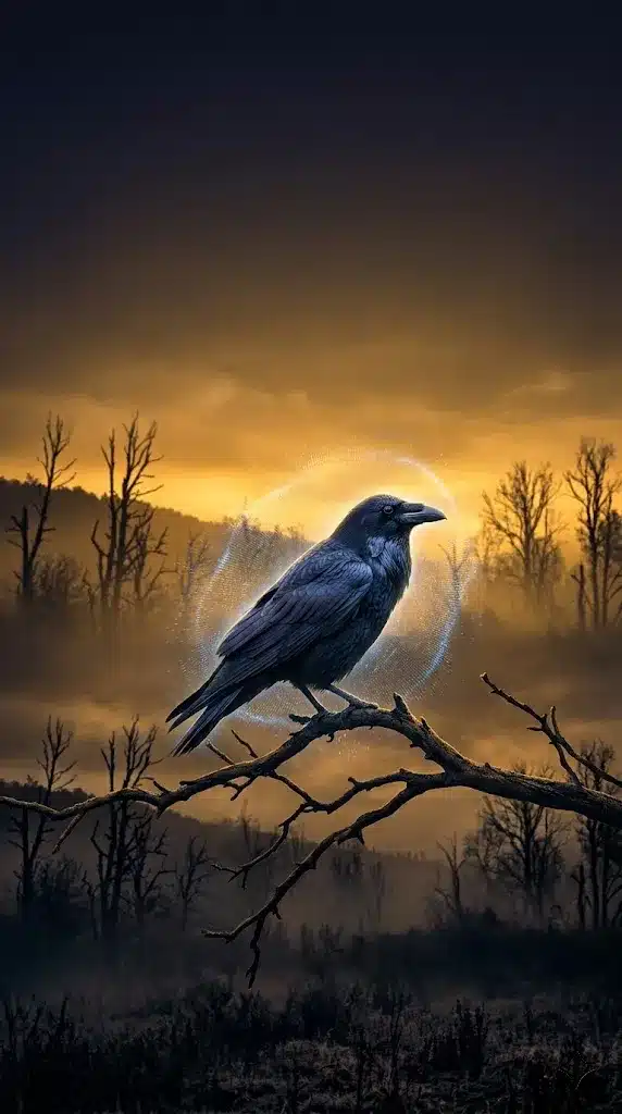 mystical black bird